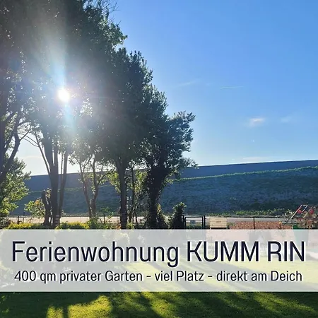 Kumm Rin - Privater Gartenstrand - Sauna & Kamin - Baby-ausstattung Lägenhet *